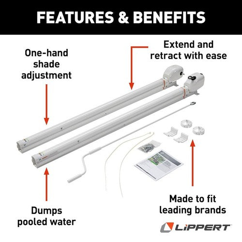 Lippert Components 434728 Solera AWNING-REPAIR PARTS RV