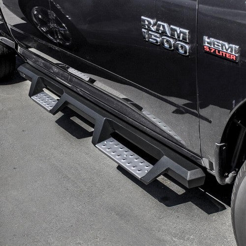 Westin Automotive 56-135552 Stainless Steel Square Black Powder Coated Nerf Bar