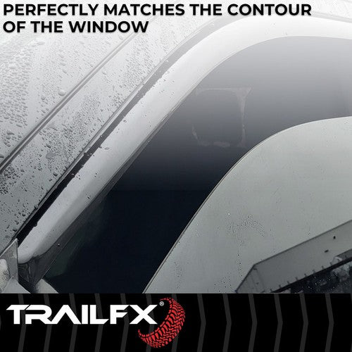 TrailFX 4109IC TFX 4-PC Window Vents RAINGUARDS