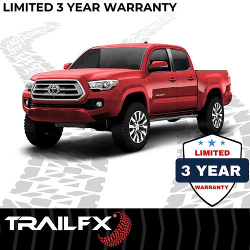 TrailFX A4013B TFX 4" Trapezoid Side Steps NERF BAR OVAL 4"
