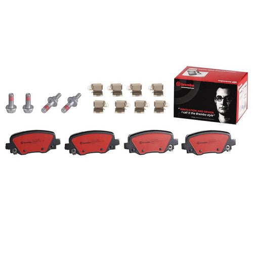 Brembo Rear Ceramic Brake Pads Fits 2014-2023 Jeep Cherokee 4 Pc Breaks P37020N