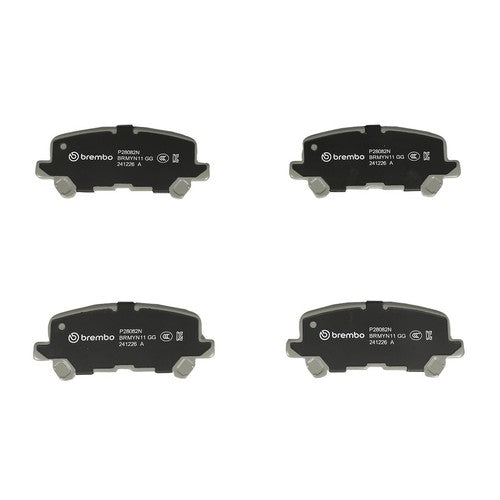 Brembo Rear Ceramic Brake Pads Fits 2011-2017 Honda Odyssey 4 Pc Brakes P28082N