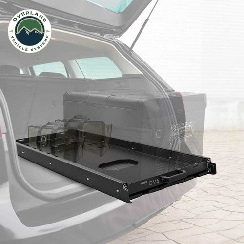 Overland Vehicle Systems 21010504 Refrigerator Slide Tray 102in Lx 20in W Black