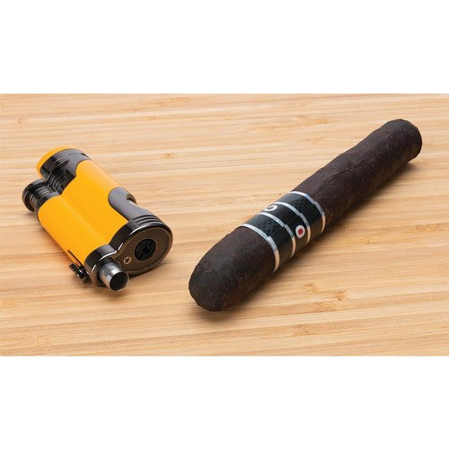 Performance Tool 802  Butane Torch Refillable Torch Tip With Cigar Punch Yellow