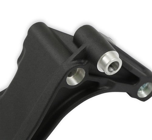 Holley Performance 20-166BK Power Steering Pump Bracket Black Cast Aluminum