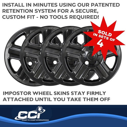 Coast To Coast IWCIMP76GBLK IMPOSTOR  WHEEL COVER