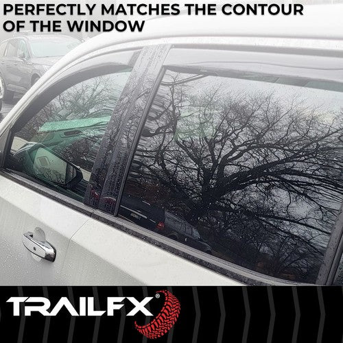 TrailFX 4812IC TFX 4-PC Window Vents RAINGUARDS