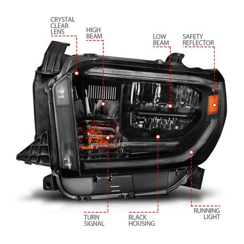 ANZO USA 111531 Crystal HEADLIGHT ASSEMBLY