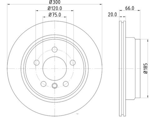 Hella 355123152  BRAKE ROTORS