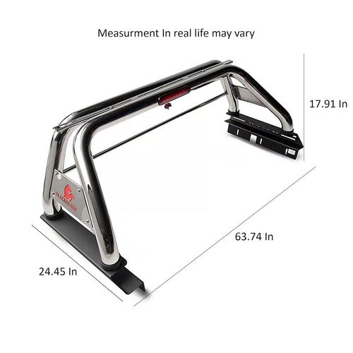 Black Horse Offroad RB006SS-PL69B Classic ROLLBAR
