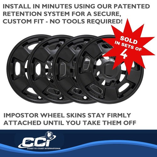 Coast To Coast IWCIMP411BLK IMPOSTOR  WHEEL COVER