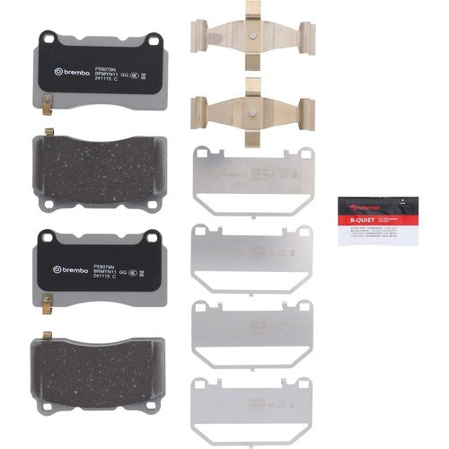 Brembo Rear Ceramic  Brake Pads Fits 2016-2024 Chevrolet Camaro 4 Piece P59079N