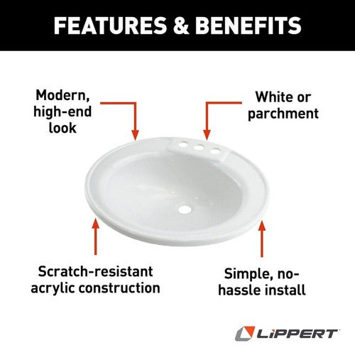Lippert Components 209635 Better Bath BATHTUBS SHOWERS & SINKS RV