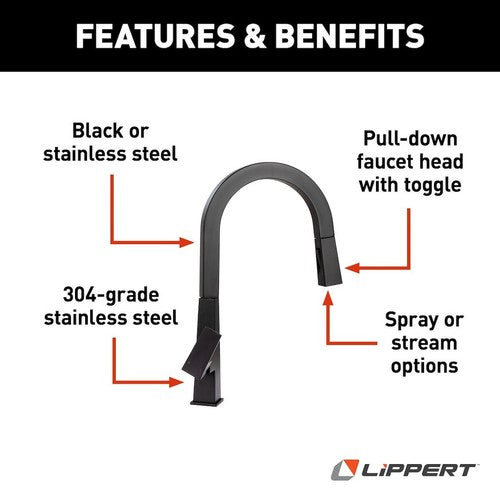 Lippert Components 2021090602 Flow Max  FAUCETS & COMPONENTS RV