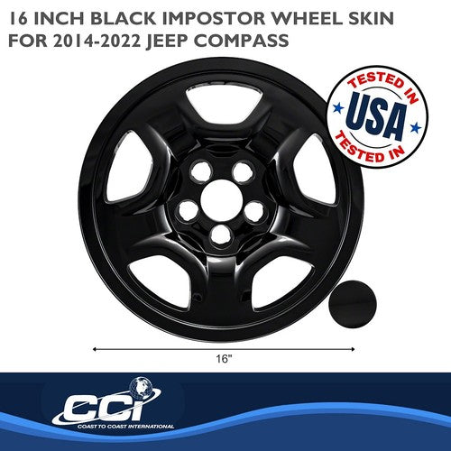 Coast To Coast IWCIMP97BLK IMPOSTOR  WHEEL COVER