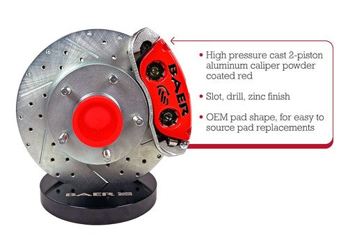 Baer Brake Systems 4301550R Classic DISC BRAKE KIT