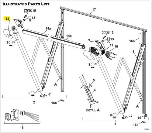 Carefree RV R001834-006 Longitude AWNING-REPAIR PARTS RV