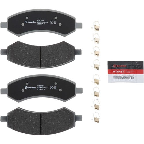 Brembo Front Ceramic Brake Pads Fits 2011-2018 Ram 1500 4 Piece Brakes P18013N