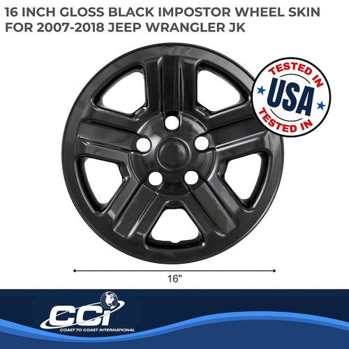Coast To Coast IWCIMP76GBLK IMPOSTOR  WHEEL COVER