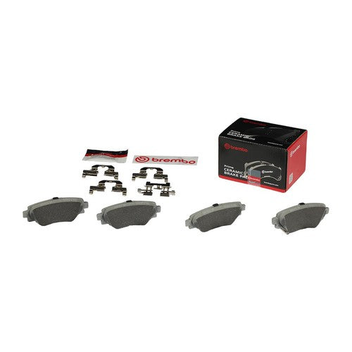 Brembo Rear Ceramic Brake Pads Fits 2014-2016 Mazda 3 Brakes 4 Piece P49049N