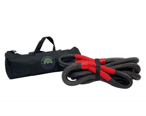 Overland Vehicle Systems 19009916 Recovery Strap 30 Feet Black/ Gray