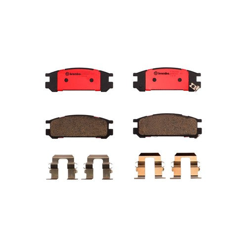 Brembo Rear Ceramic  Brake Pads Fits 1993?1996 Subaru Impreza 4Pc Brakes P78005N