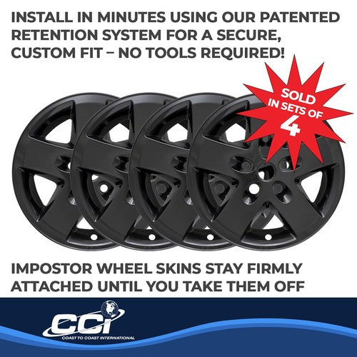 Coast To Coast IWCIMP340BLK IMPOSTOR  WHEEL COVER