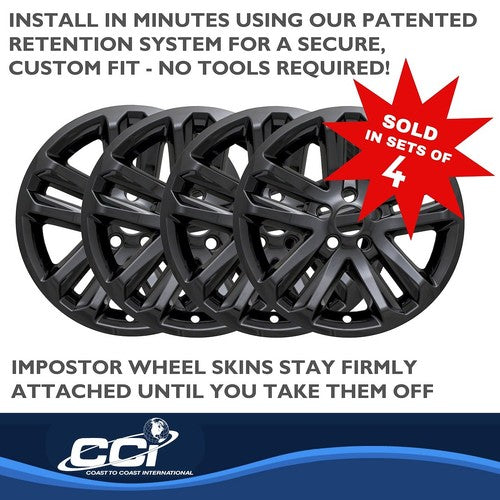 Coast To Coast IWCIMP370BLK IMPOSTOR  WHEEL COVER