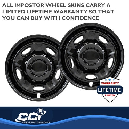 Coast To Coast IWCIMP96BLK IMPOSTOR  WHEEL COVER