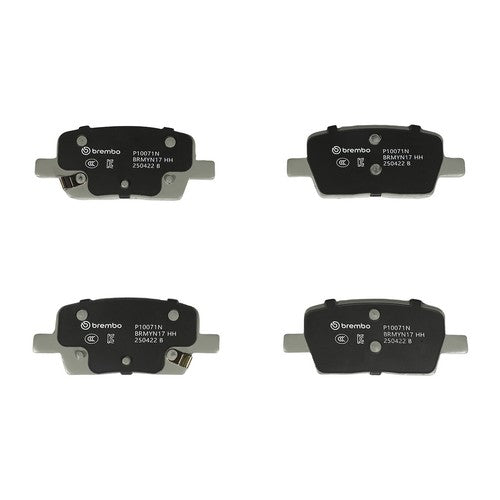 Brembo Rear Ceramic Brake Pads Fits 2016-2024 Chevrolet Camaro 4 Piece P10071N