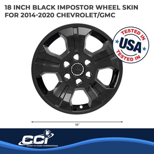 Coast To Coast IWCIMP392BLK IMPOSTOR  WHEEL COVER