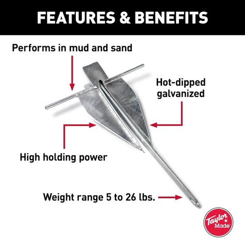 Taylor Made 30104 Legacy Series BOAT ANCHOR