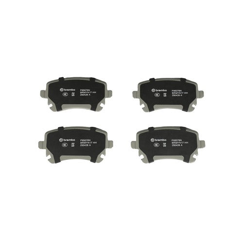 Brembo Rear Ceramic Brake Pads Fits 2004-2010 Audi A8 Quattro 4 Piece P85076N