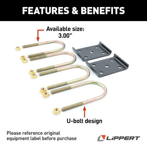 Lippert Components 297429  TRAILER AXLE ACCESSORIES