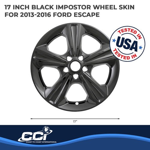 Coast To Coast IWCIMP371BLK IMPOSTOR  WHEEL COVER