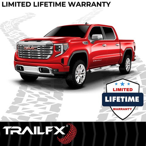 TrailFX A7036S TFX 5" Oval Straight Side Bars NERF BAR OVAL 5"