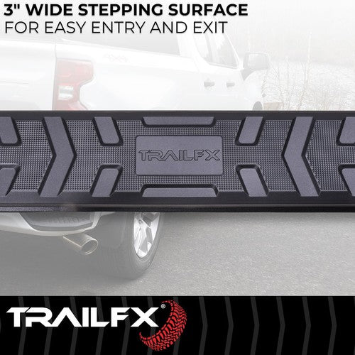 TrailFX AL4005B TrailFX A4 Series NERF BAR OVAL 4 1/2"