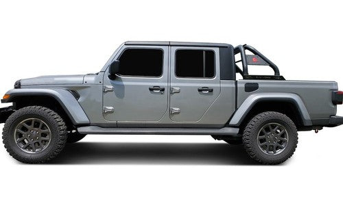 Black Horse Offroad RB09BK Tubular Powder Coated Steel Truck Bed Bar