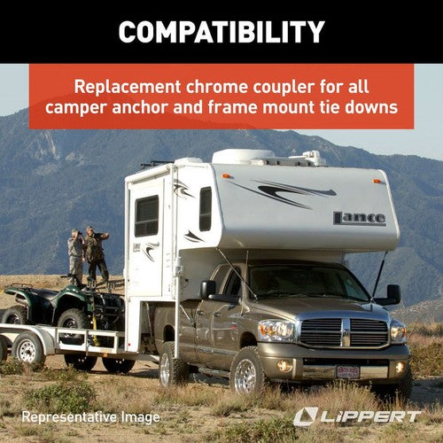 Lippert Components 182865 Happijac RV CAMPER TIEDOWNS & TURNBUCKL