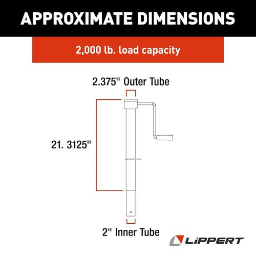 Lippert Components 285420  TRAILER JACKS