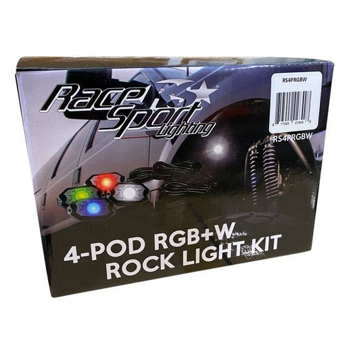 Race Sport Lighting RS4PRGBW  DAYTIME RUNNING LIGHTS