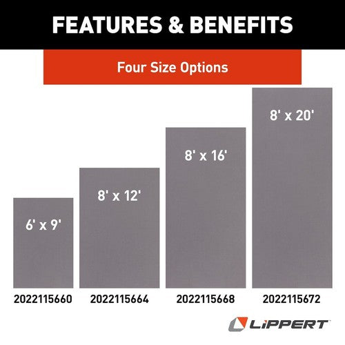 Lippert Components 2022115664  AWNINGS-PATIO WINDOW & DOOR RV