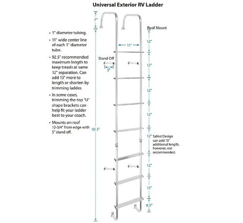 Stromberg Carlson LA-401  EXTERIOR LADDERS & CARRIERS RV