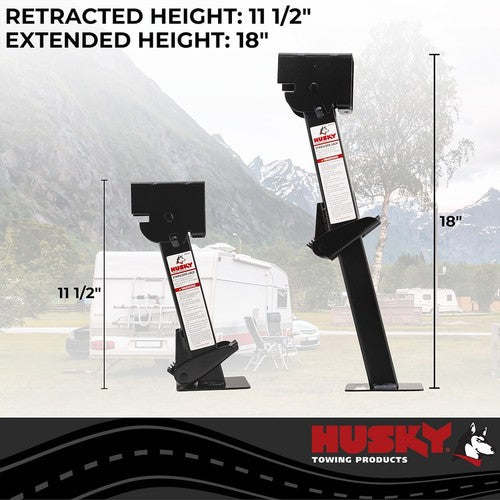 Husky Towing 88150 Trailer Stabilizer Jack Stand 1000 Pound Capacity Set Of 2