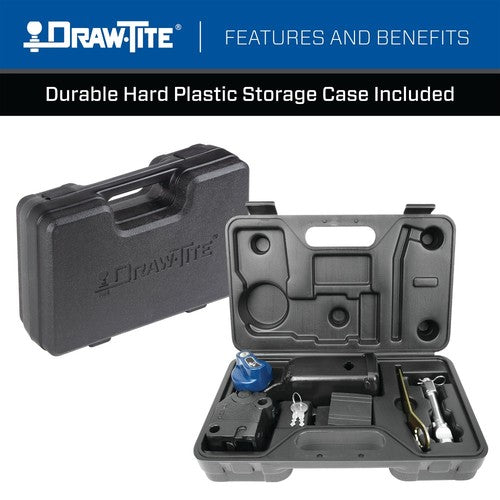 Draw-Tite 76907 Trailer Hitch Rear Hidden Hitch Class III 2 Inch Receiver