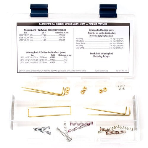 Edelbrock 1487  CARBURETOR TUNING KIT