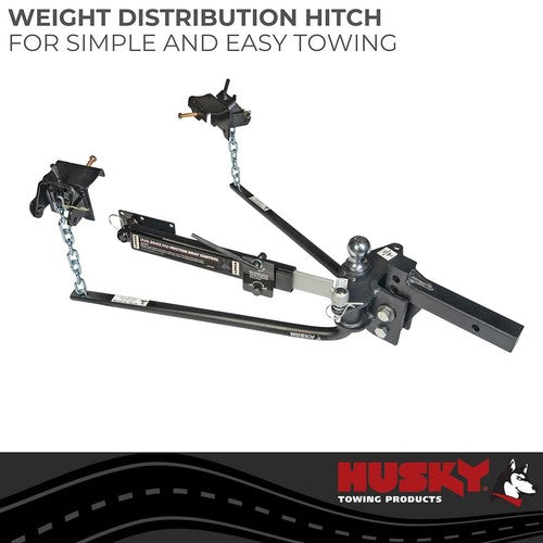 Husky Towing 31997 Husky Round Bar WEIGHT DISTRIBUTING HITCH