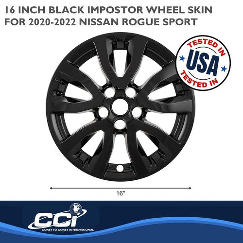 Coast To Coast IWCIMP489BLK IMPOSTOR  WHEEL COVER
