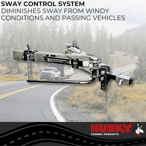 Husky Towing 31997 Husky Round Bar WEIGHT DISTRIBUTING HITCH