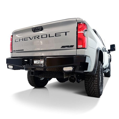 Westin Automotive 58-341185 Black Textured Powder Coated Steel Bumper